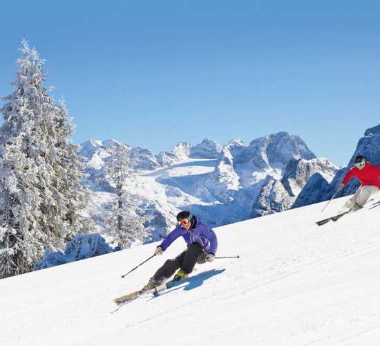 Traumhaftes Bergpanorama in der Skiregion Dachstein West