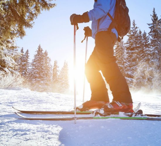 Skitouren gehen in der herrlichen Winterlandschaft